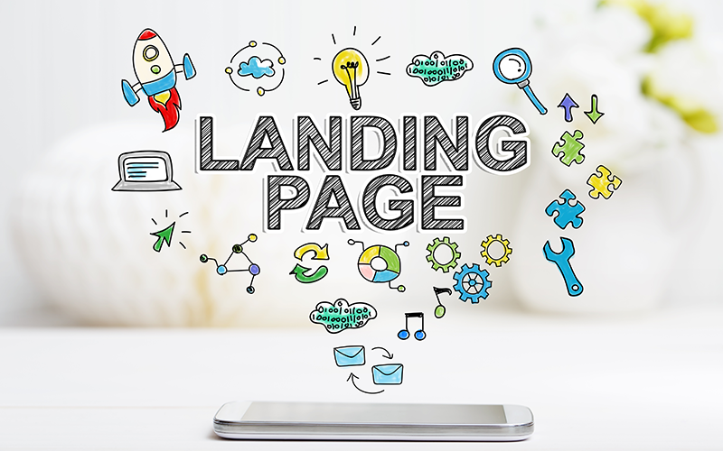 記事【WEBサイト作成】ランディングページ画像